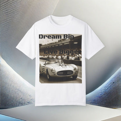 "Dream Big, Live Bigger" Vintage Racing Garment Dyed T-Shirt