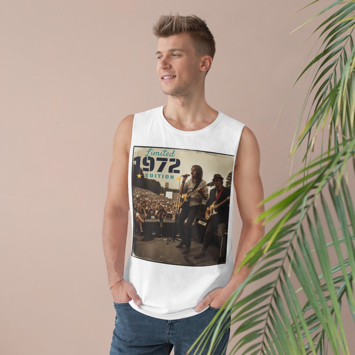 1972 Limited Edition Rock Band Unisex Barnard Tank