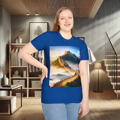 "Majestic Walls of History" Unisex Soft-Style T-Shirt