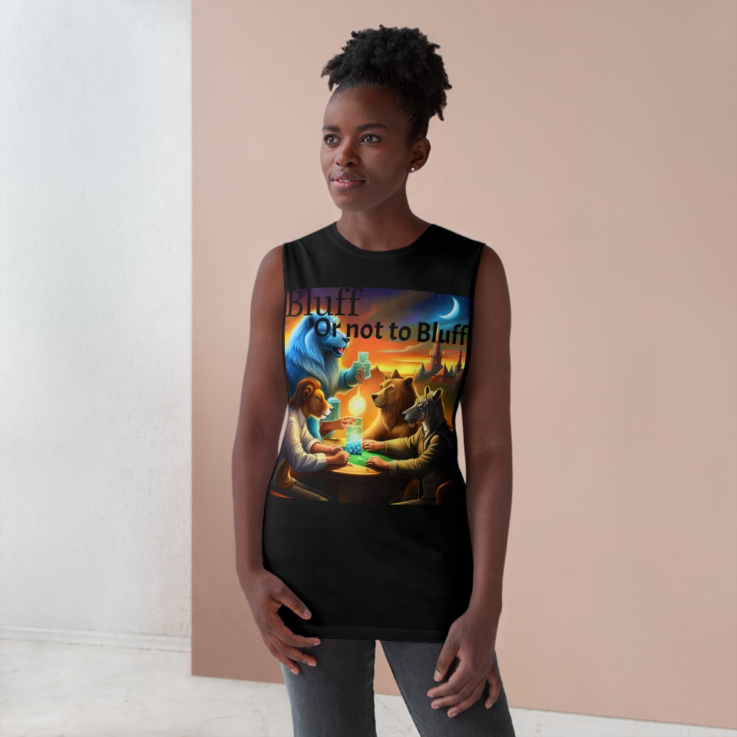 Bluff or not to Bluff Unisex Barnard Tank