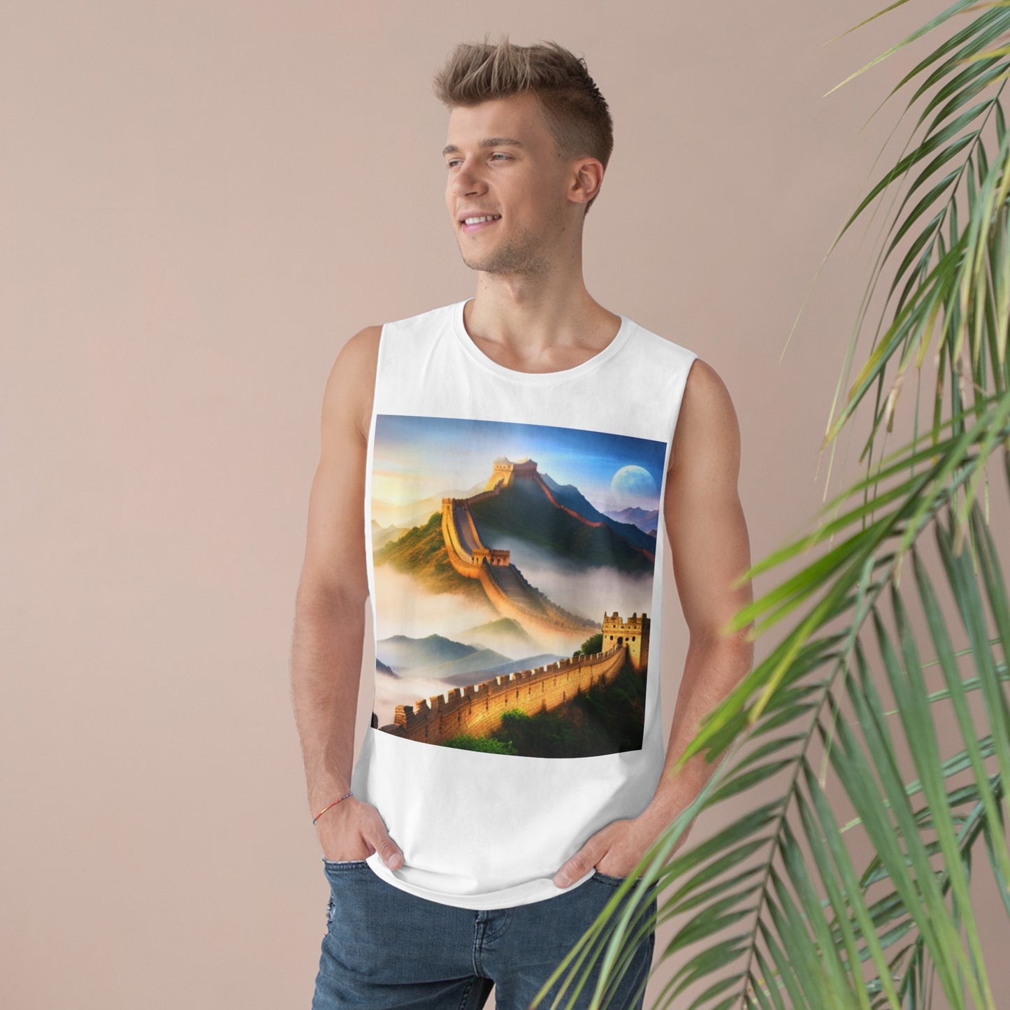 Great Wall of China Unisex Barnard Tank