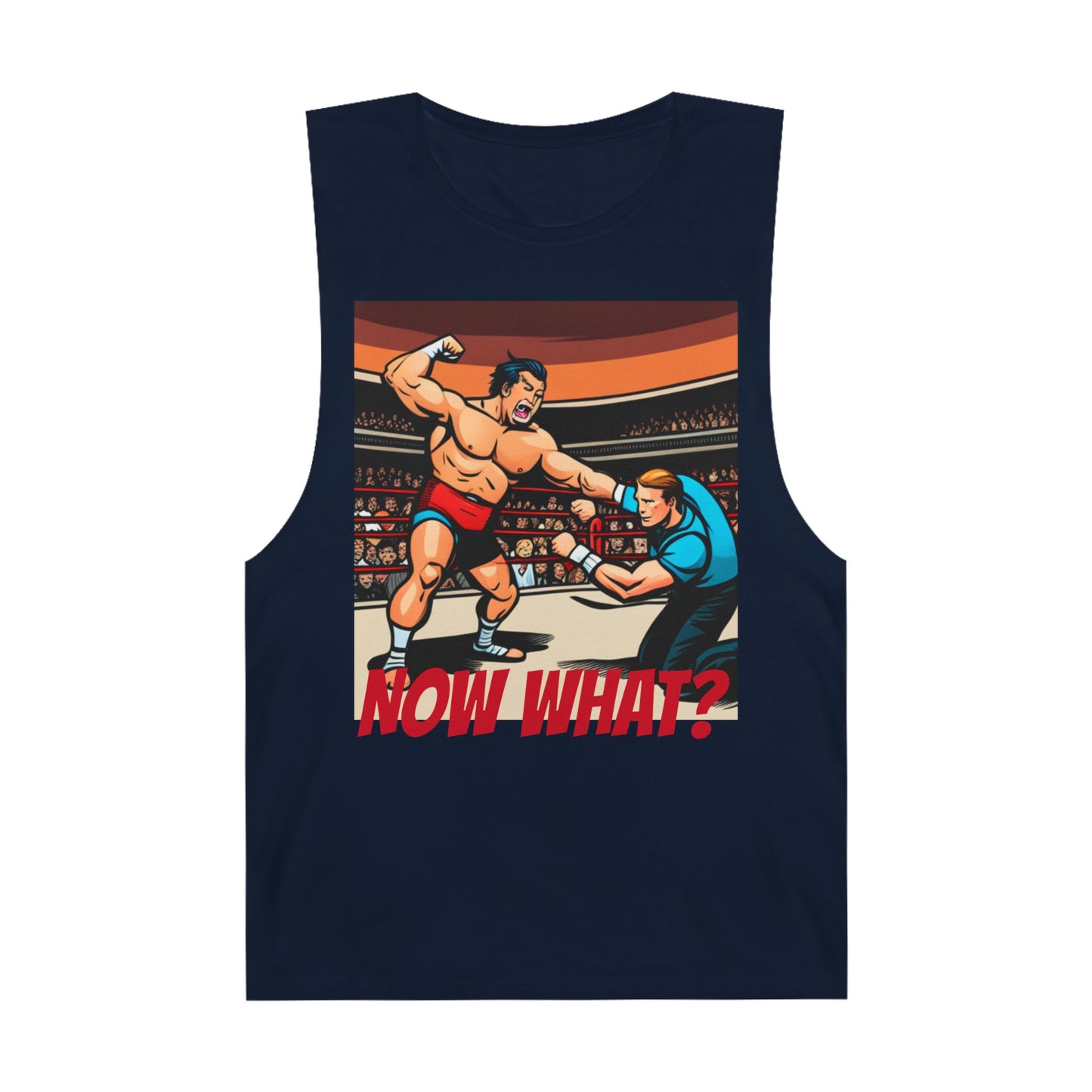 Wrestling NOW WHAT? Unisex Barnard Tank