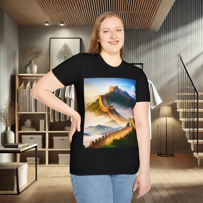 "Majestic Walls of History" Unisex Soft-Style T-Shirt