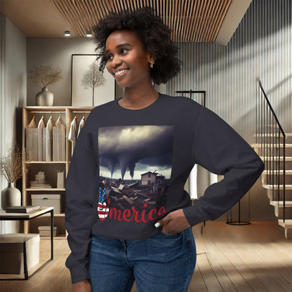 Resilient America Crewneck Sweatshirt – Ultimate Softness & Sustainable Style