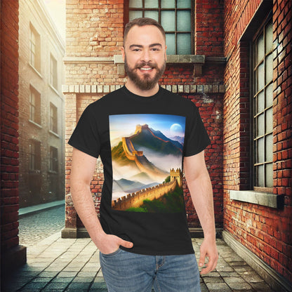 "Majestic Walls of History" Unisex Heavy Cotton T-Shirt