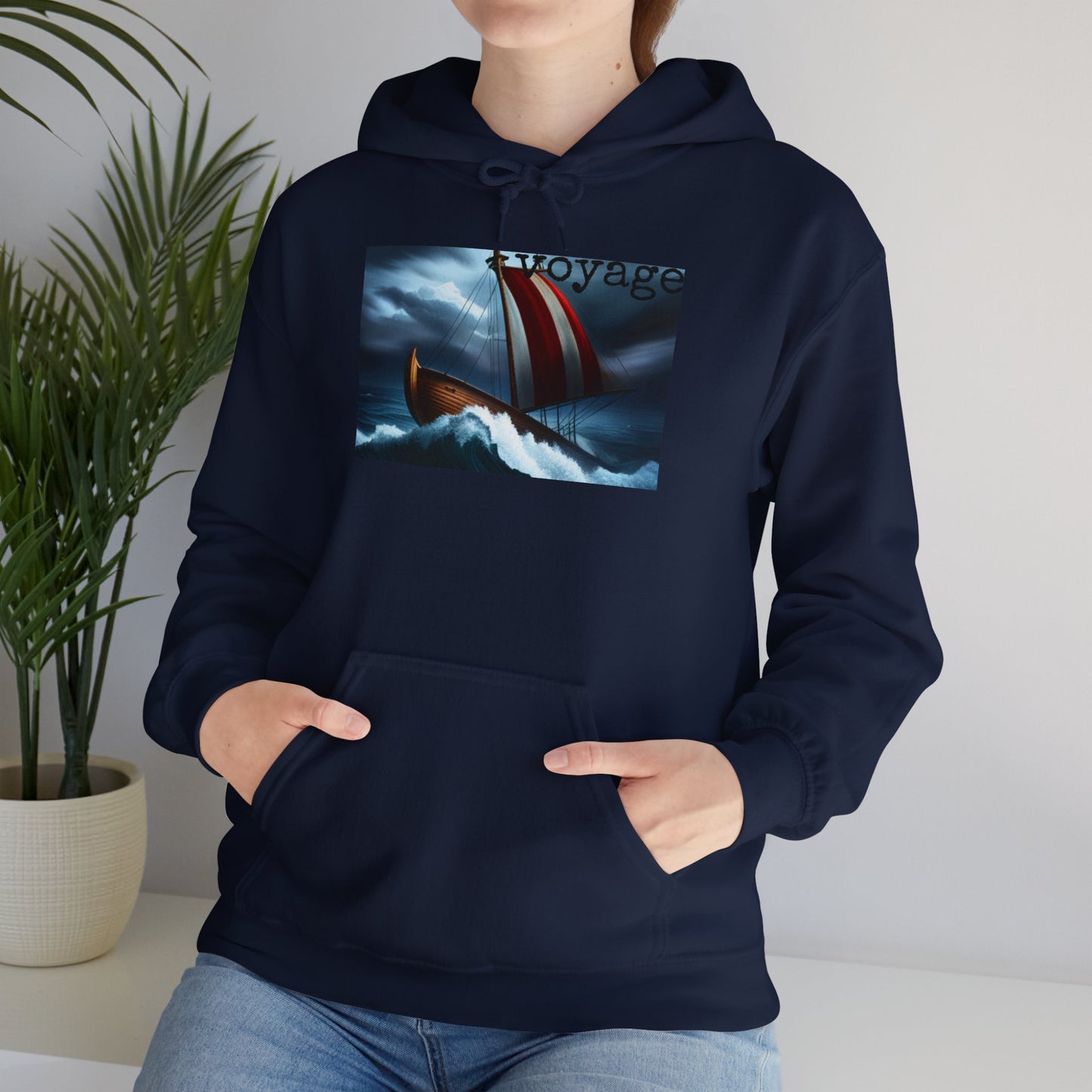 Voyage Adventure Unisex Heavy Blend Hoodie – Perfect for Cold Days