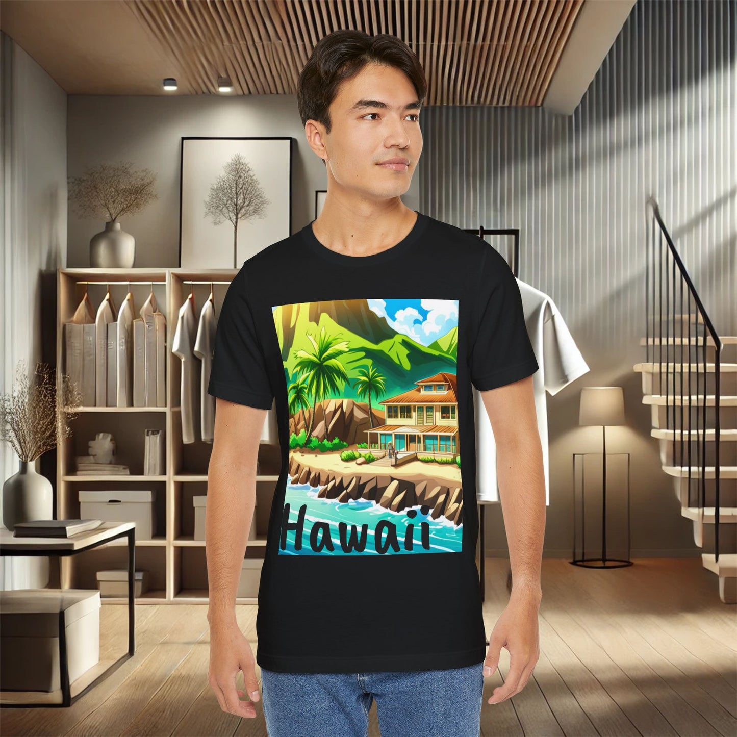 Tropical Paradise Unisex Jersey Short Sleeve T-Shirt