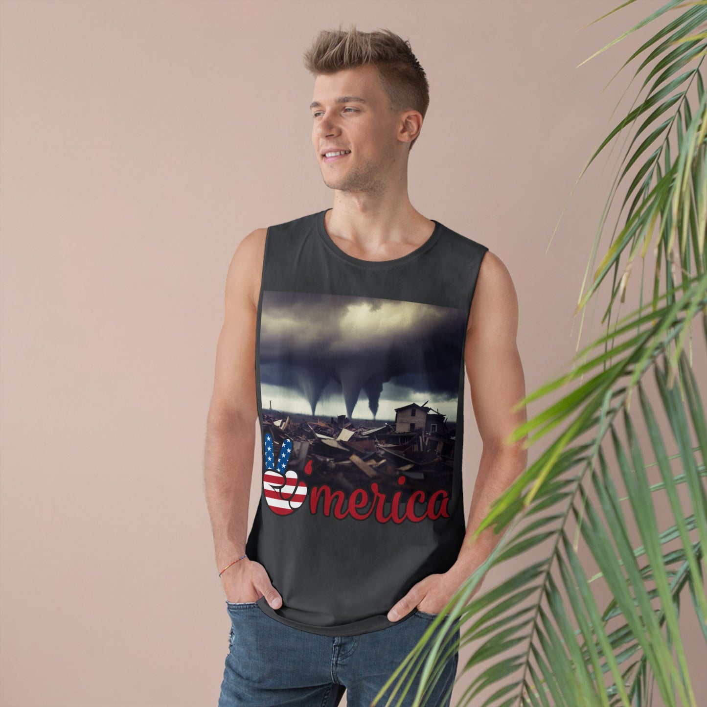 Tornado America Unisex Barnard Tank