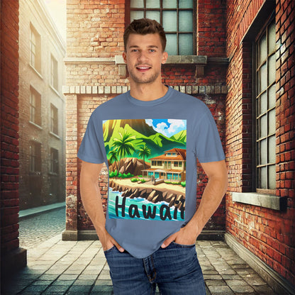 Tropical Paradise Garment Dyed T-Shirt