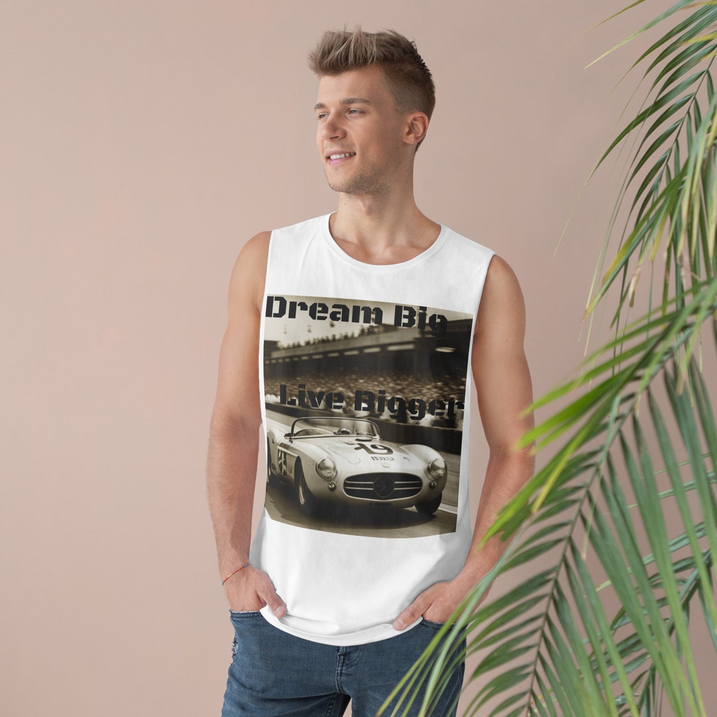 Dream Big Live Bigger Unisex Barnard Tank