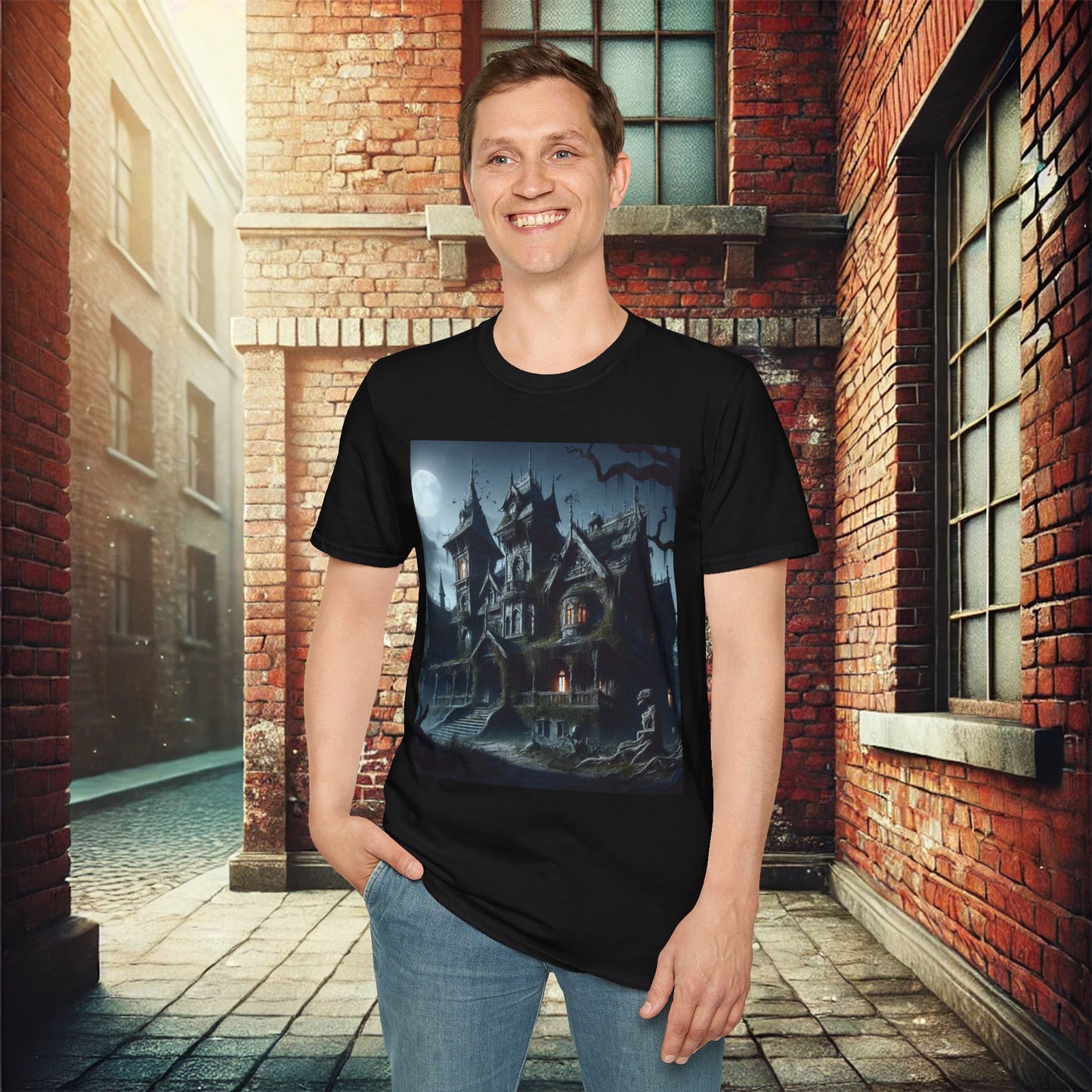 Haunted Mansion Unisex T-Shirt – Gothic Nightfall