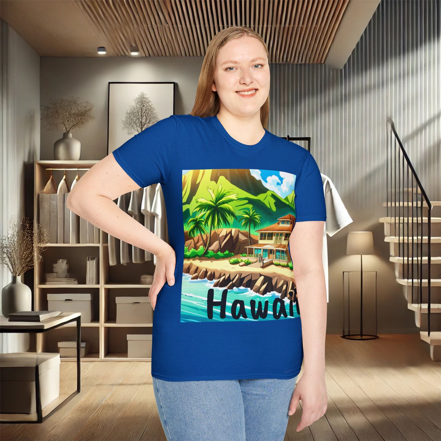 Tropical Paradise Unisex Soft-Style T-Shirt