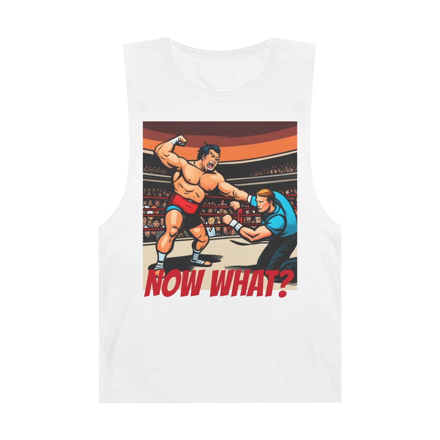 Wrestling NOW WHAT? Unisex Barnard Tank