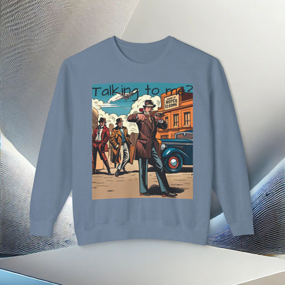 "Vintage Gangster Vibes" Crewneck Sweatshirt – Ultimate Softness & Sustainable Style