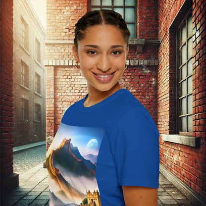 "Majestic Walls of History" Unisex Soft-Style T-Shirt