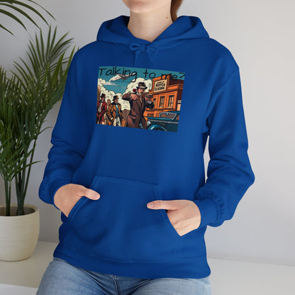 ¿Hablándome? Sudadera con capucha unisex Heavy Blend™ de los años 20