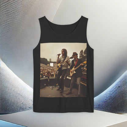 Retro Concert Relaxed Fit Unisex Garment-Dyed Tank Top