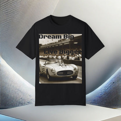 "Dream Big, Live Bigger" Vintage Racing Garment Dyed T-Shirt