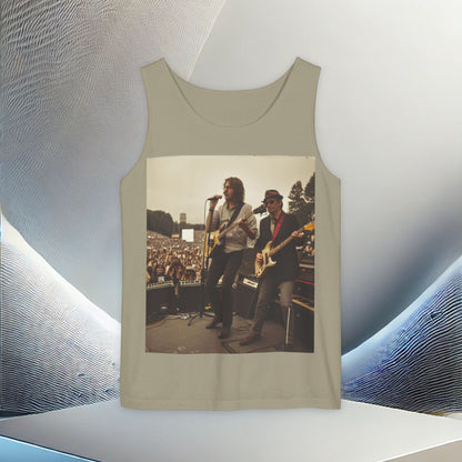 Retro Concert Relaxed Fit Unisex Garment-Dyed Tank Top