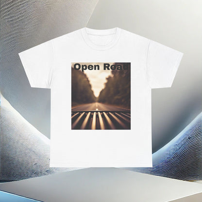 Open Road Adventure Unisex Heavy Cotton T-Shirt Express Delivery available