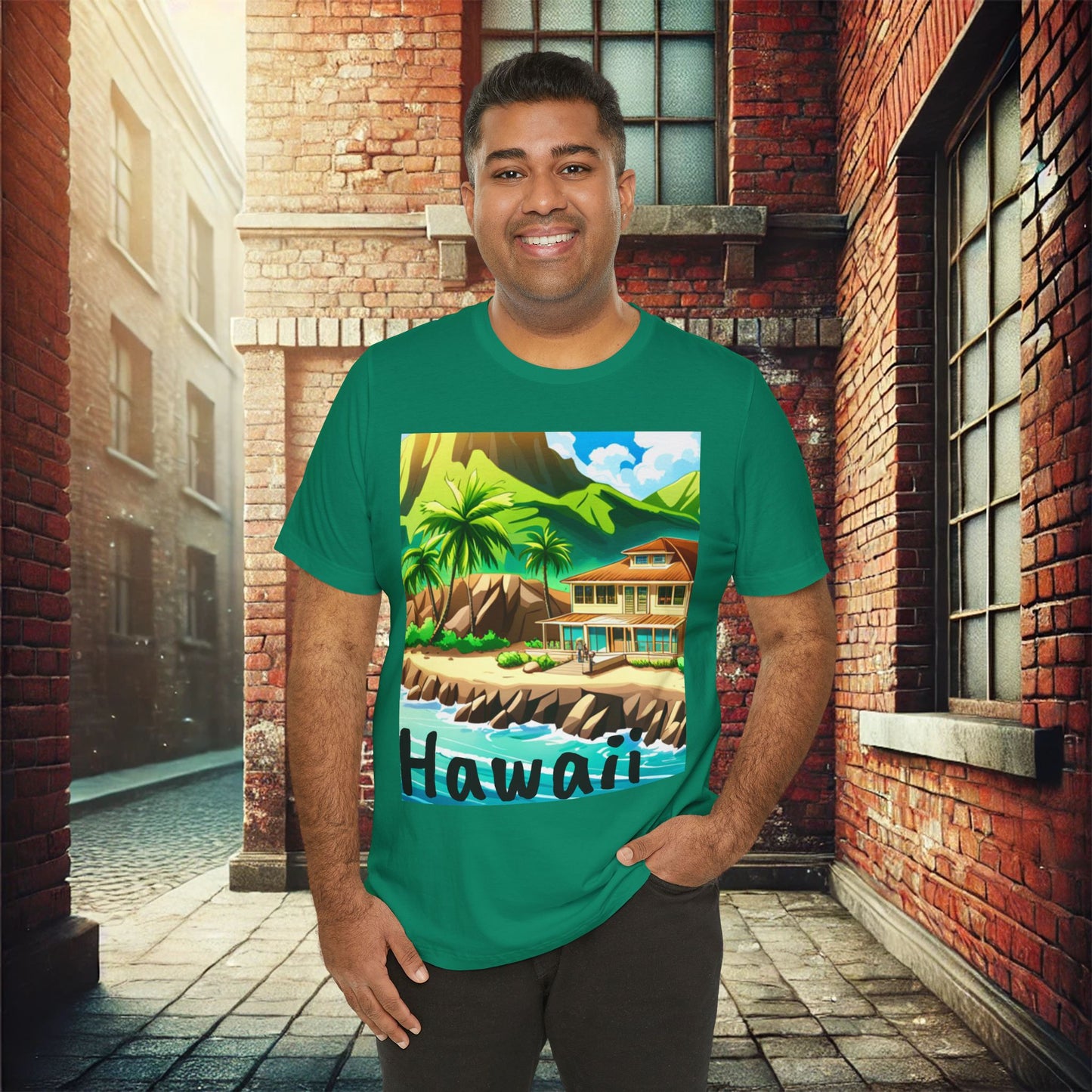 Tropical Paradise Unisex Jersey Short Sleeve T-Shirt