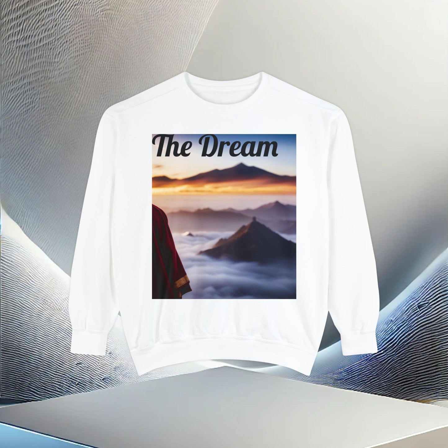 The Dreamscape Unisex Garment-Dyed Sweatshirt – Premium Comfort & Style