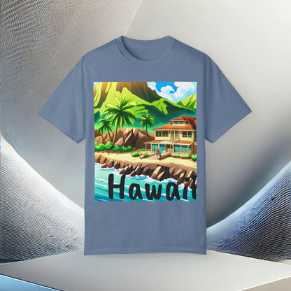 Tropical Paradise Garment Dyed T-Shirt