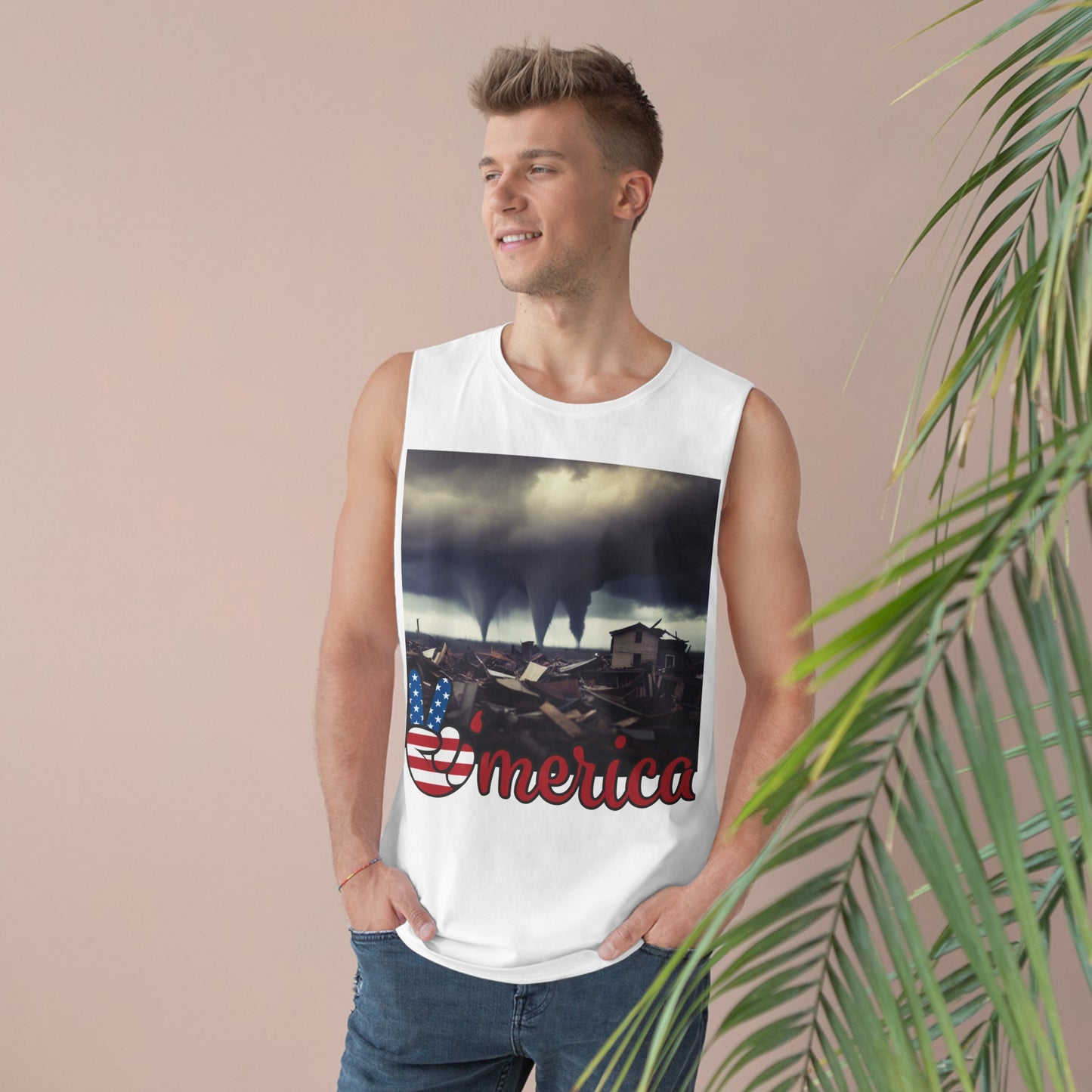 Tornado America Unisex Barnard Tank