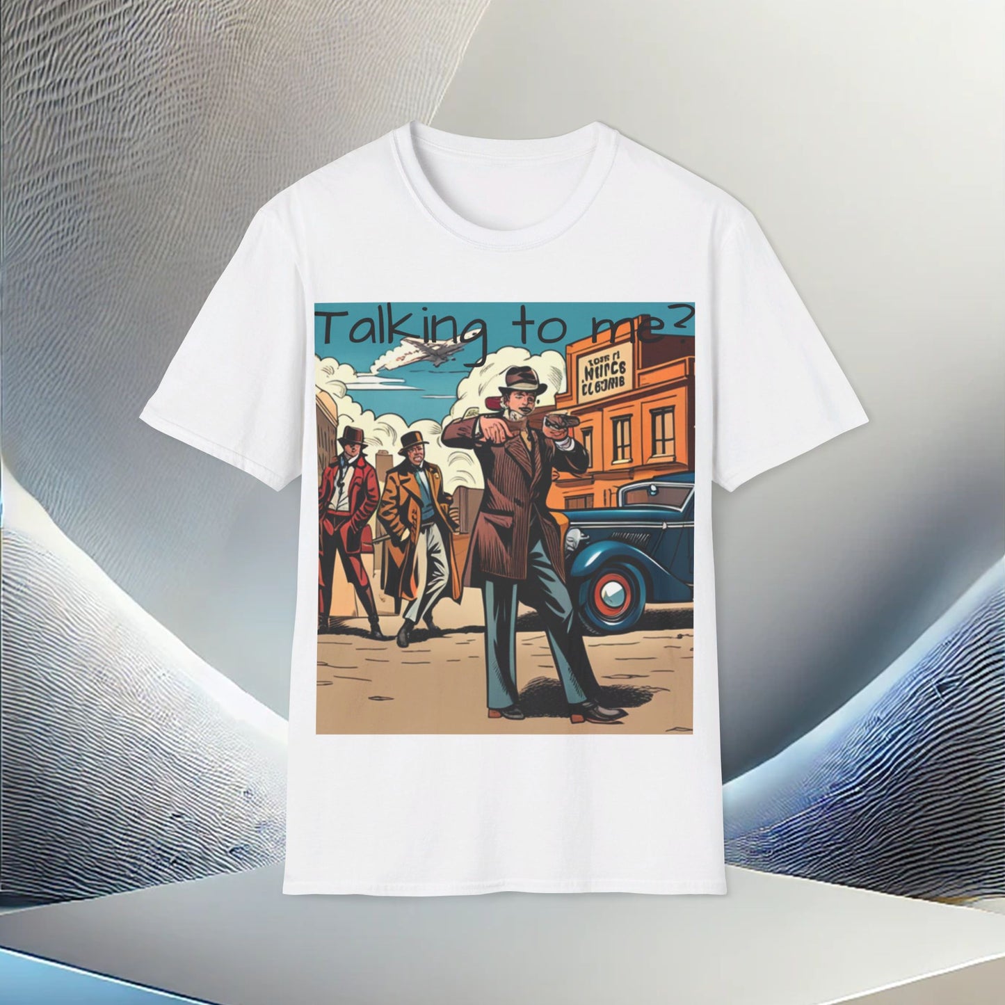 "Vintage Gangster Vibes" Unisex Soft-Style T-Shirt