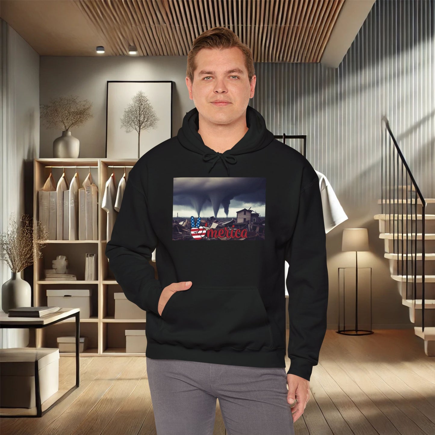 Resilient America Unisex Heavy Blend Hoodie – Perfect for Cold Days