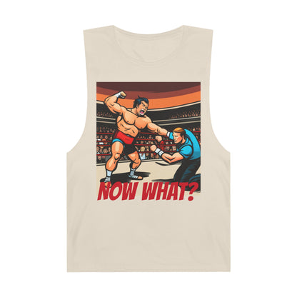 Wrestling NOW WHAT? Unisex Barnard Tank