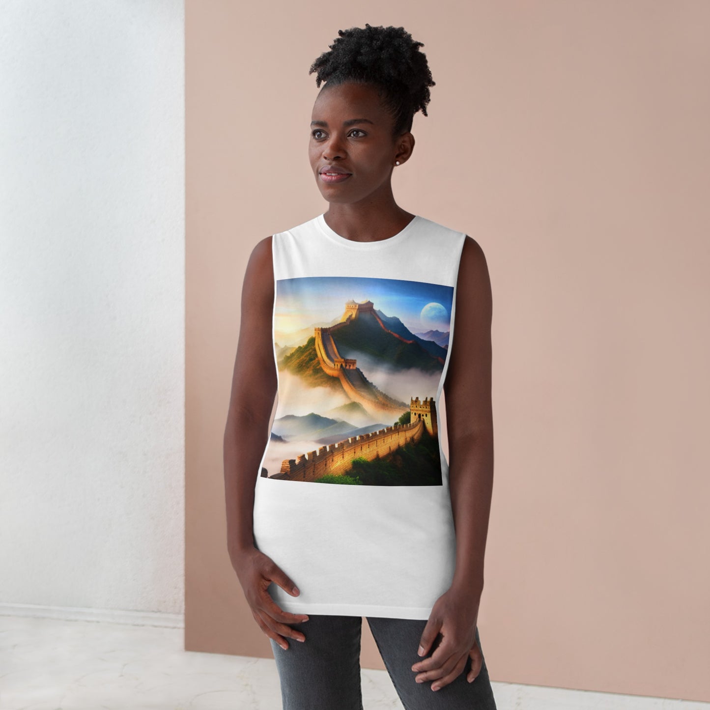 Great Wall of China Unisex Barnard Tank