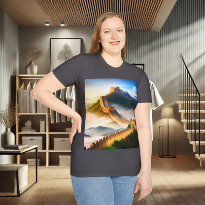 "Majestic Walls of History" Unisex Soft-Style T-Shirt