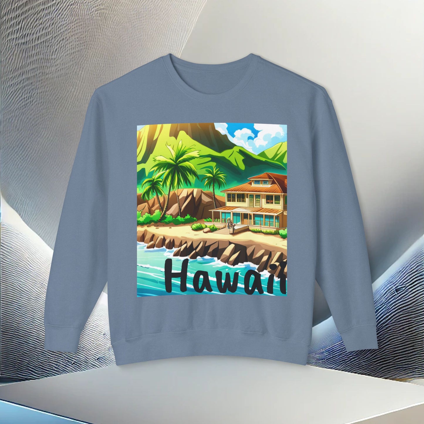 Tropical Paradise Unisex Crewneck Sweatshirt – Ultimate Softness & Sustainable Style