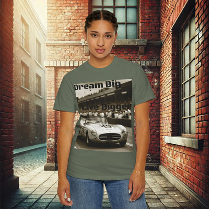 "Dream Big, Live Bigger" Vintage Racing Garment Dyed T-Shirt