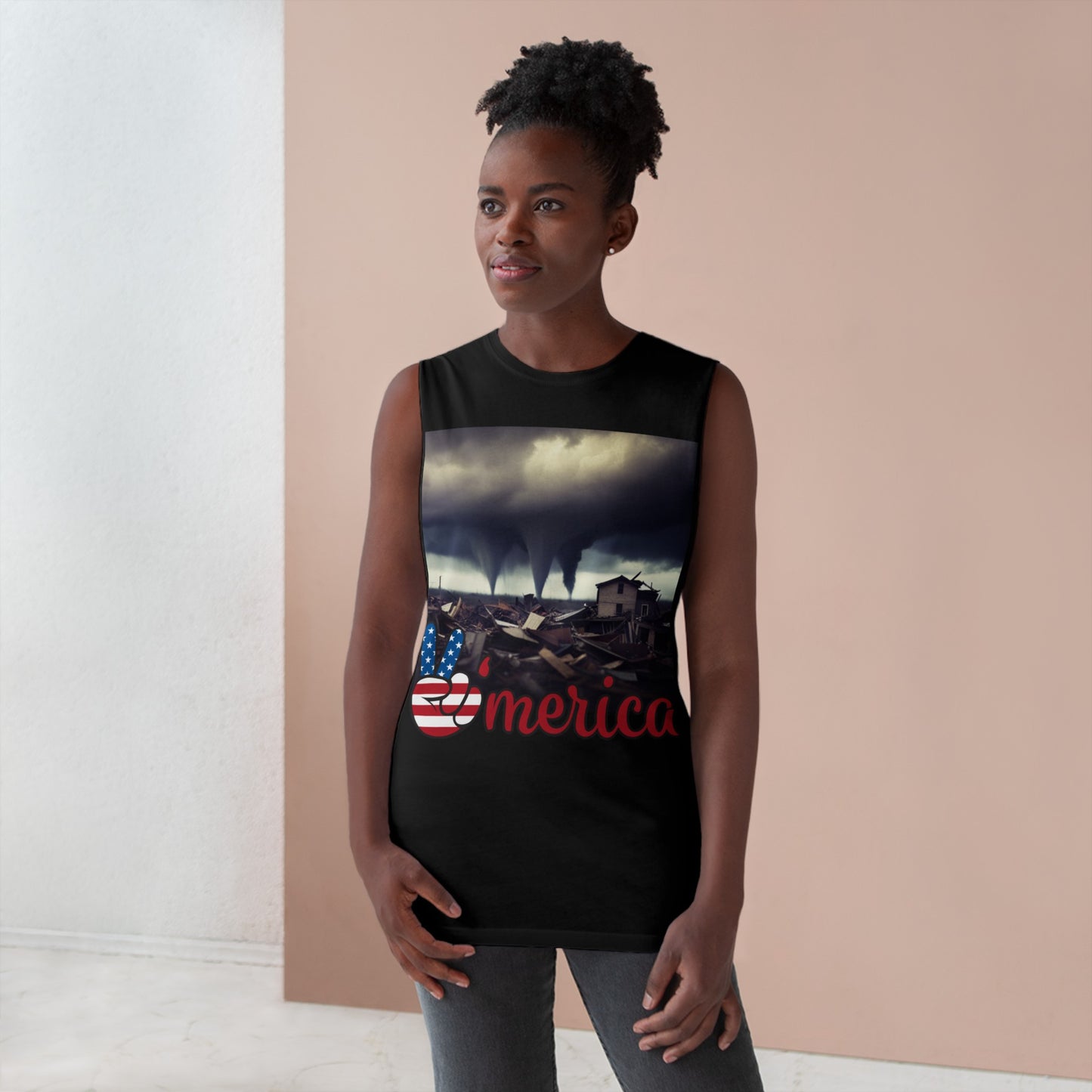 Tornado America Unisex Barnard Tank