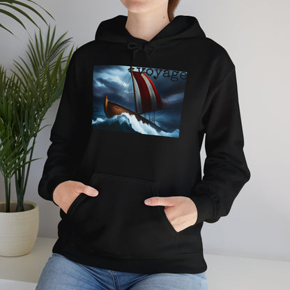 Voyage Adventure Unisex Heavy Blend Hoodie – Perfect for Cold Days