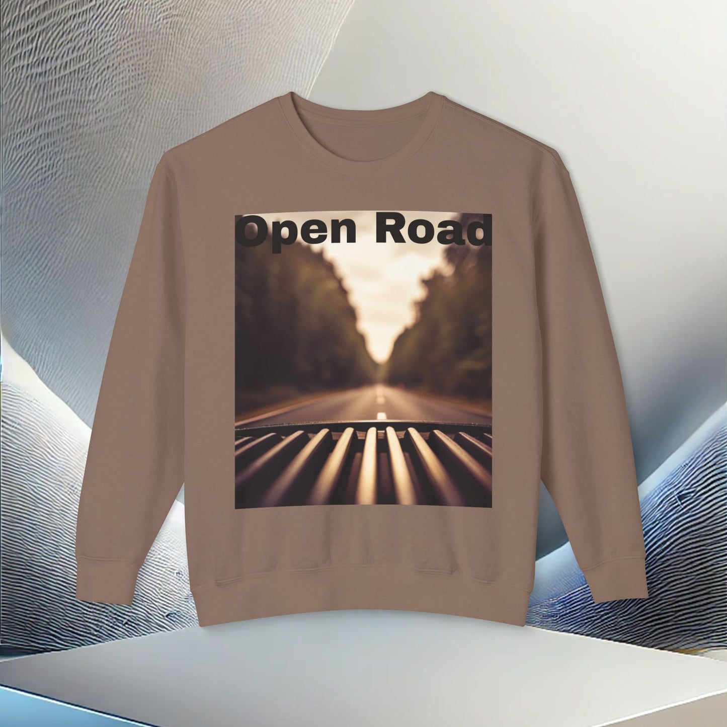 Open Road Adventure Crewneck Sweatshirt – Ultimate Softness & Sustainable Style