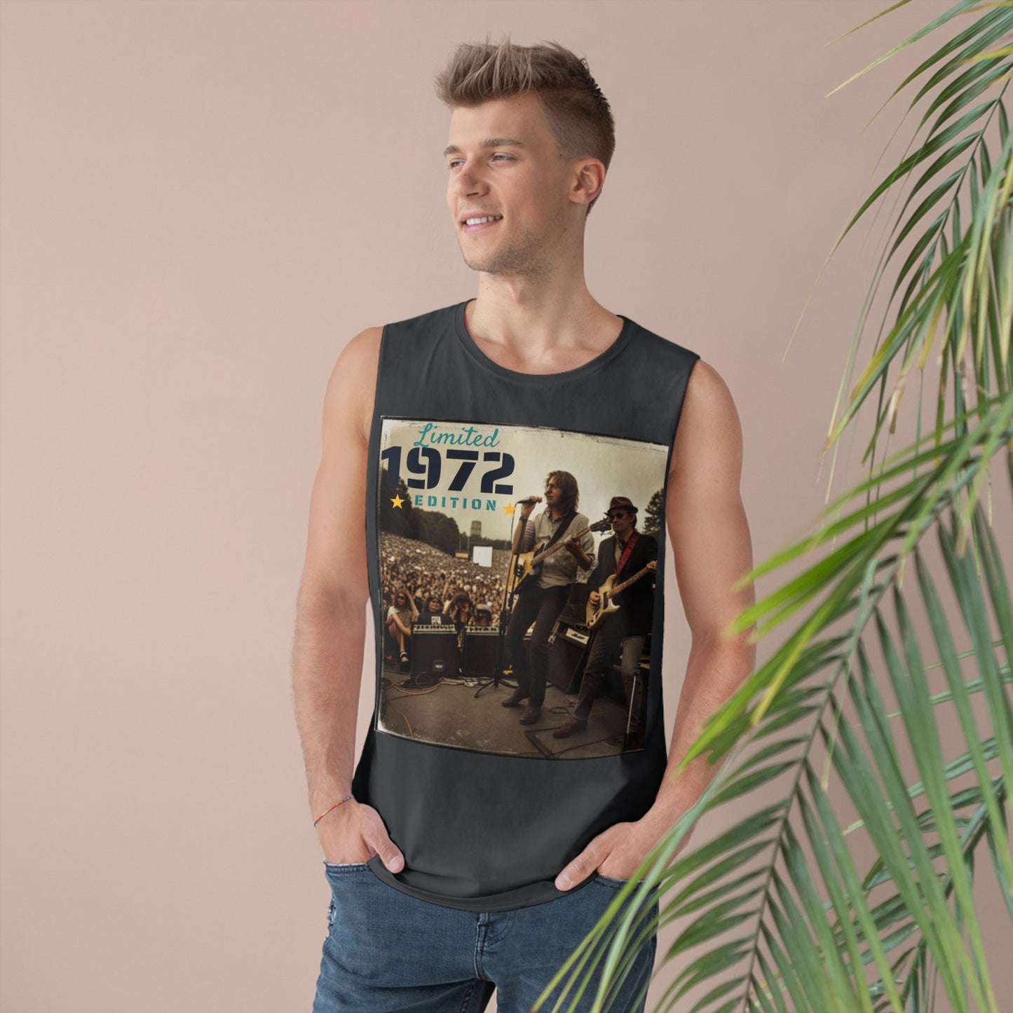 1972 Limited Edition Rock Band Unisex Barnard Tank