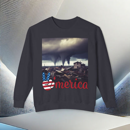 Resilient America Crewneck Sweatshirt – Ultimate Softness & Sustainable Style